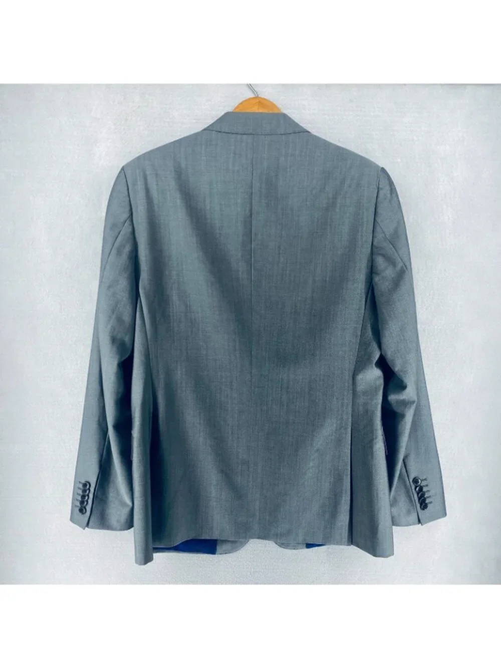 Duchamp Blazer Mens 40R Gray Wool Sport Coat Jacket Summer Wedding Italy